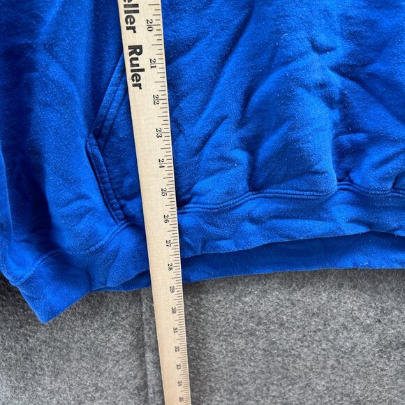 World Series 2016 Hoodie Mens XL Blue Pullover Champions Chicago Cubs Pullover - Picture 6 of 11